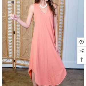 Z SUPPLY REVERIE DRESS pink color